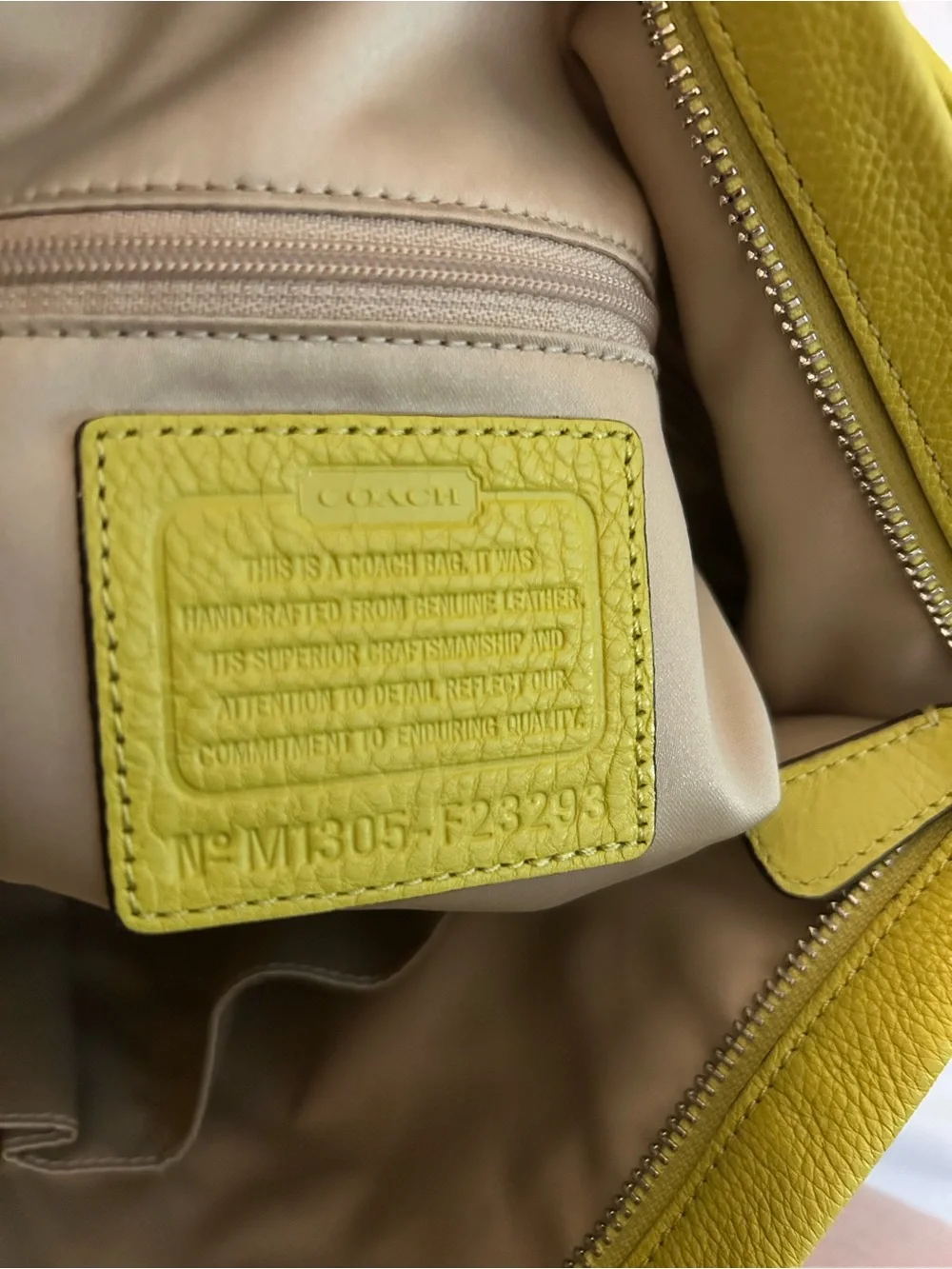 Coach Park Pebbled Leather Hobo - Picture 12 of 14